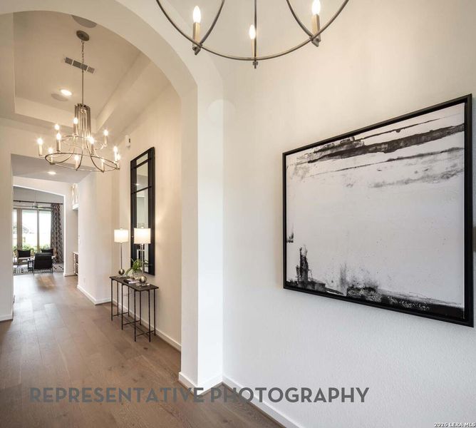 Furnished interior view inside a new home in The Ranches at Creekside, Boerne (Image 14).