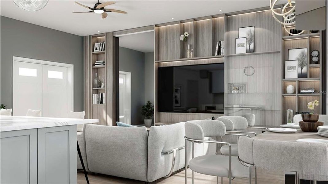 Furnished interior view inside a new home in , Port Charlotte (Image 3).