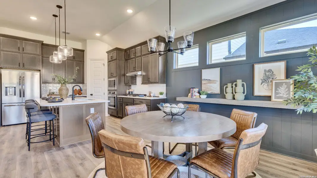 Furnished interior view inside a new home in The Crossvine, Schertz (Image 3).