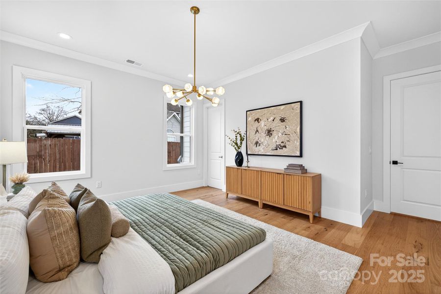 Furnished interior view inside a new home in , Indian Trail (Image 32).