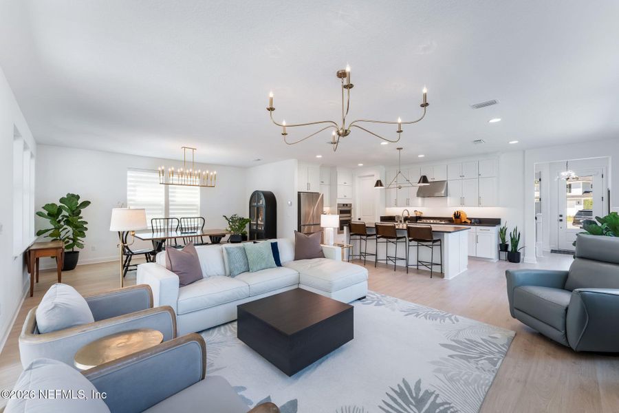 Furnished interior view inside a new home in , Ponte Vedra (Image 32).