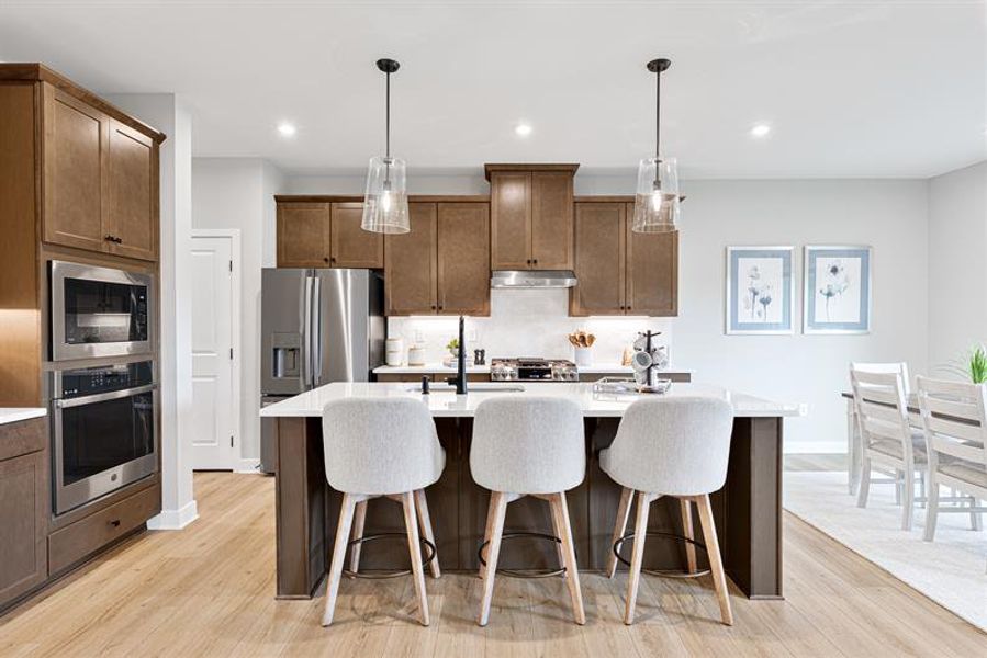 Representative furnished interior of a home built from the Anderson by Ryan Homes in Canterbrook Farms, Fountain Inn (Image 4).