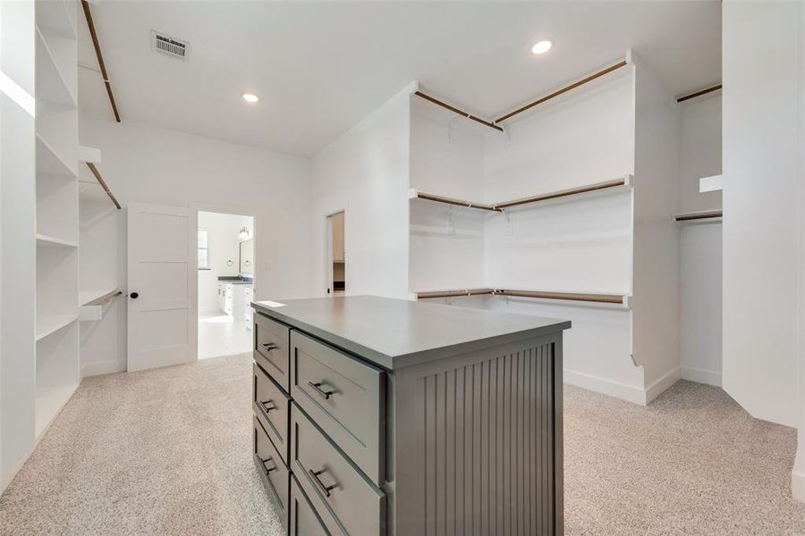 View of spacious closet