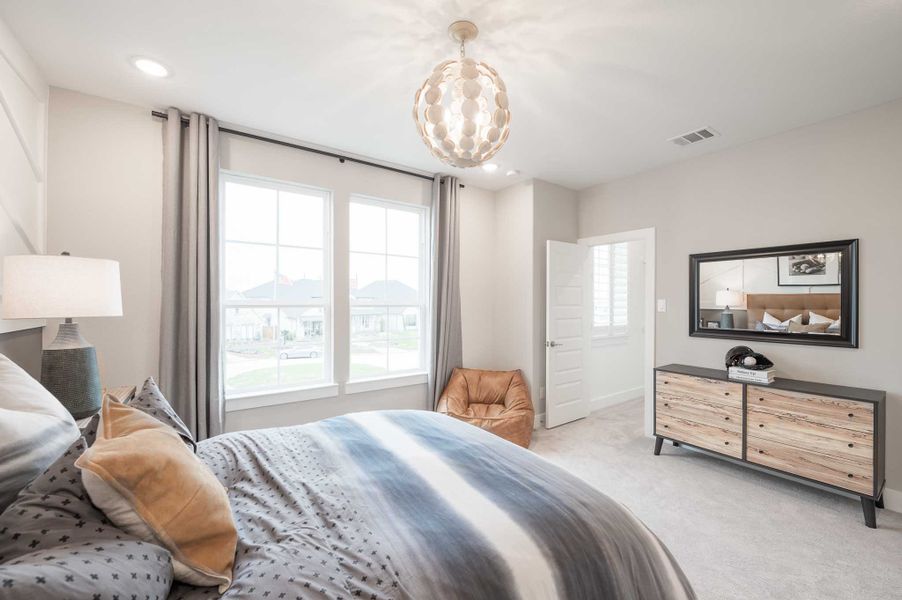 Representative furnished interior of a home built from the Milan by Tri Pointe Homes in Dunham Pointe, Cypress (Image 96).