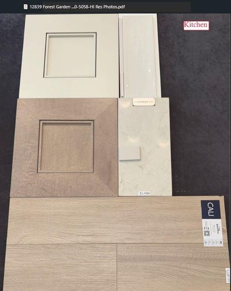 Sample of building materials used in homes in Evergreen 60', Conroe (Image 3).