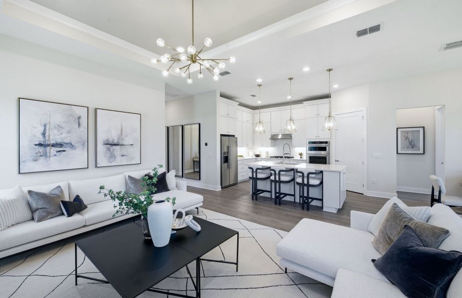 Representative furnished interior of a home built from the Mystique by Del Webb in Del Webb Explore North River Ranch, Parrish (Image 8).