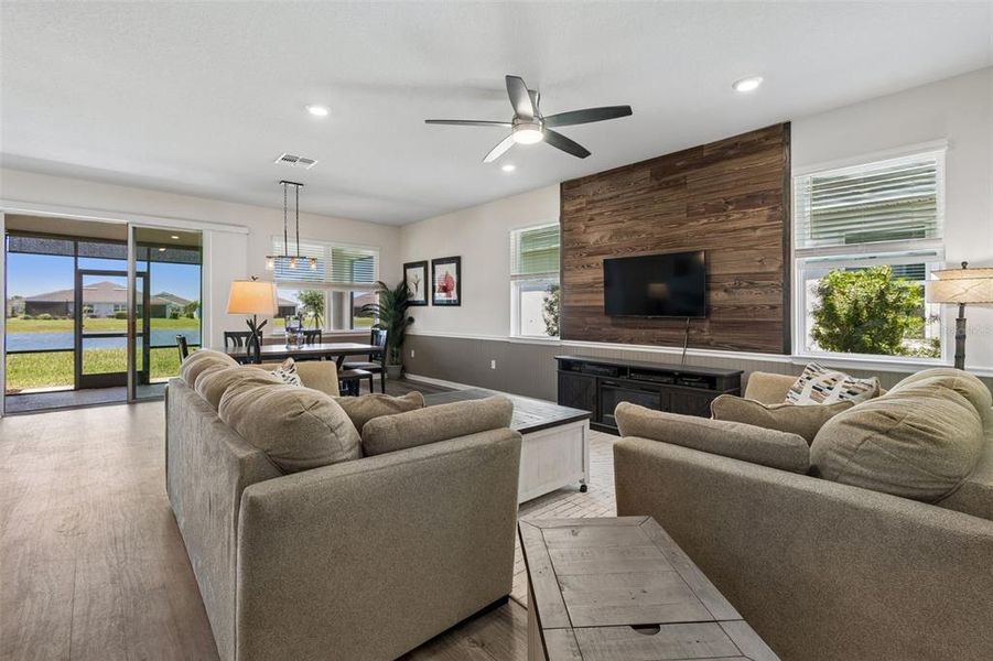 Furnished interior view inside a new home in Star Farms at Lakewood Ranch, Bradenton (Image 46).