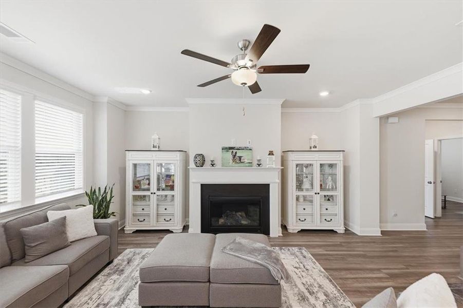 Furnished interior view inside a new home in Falls Creek, Flowery Branch (Image 38).