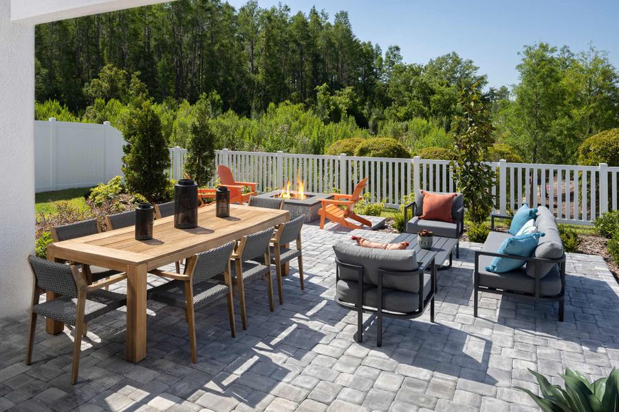 Representative exterior details of a home built from the The Lennox by David Weekley Homes in Vistera of Venice – Garden Series, Nokomis (Image 4). Representative exterior details of a home built from the The Lennox by David Weekley Homes in Vistera of Venice – Garden Series, Nokomis (Image 4).