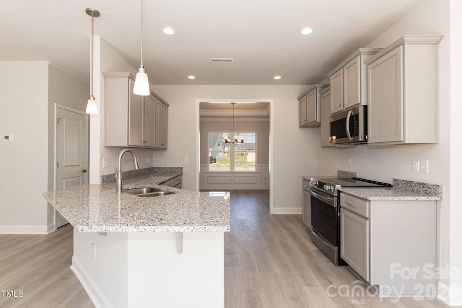 Furnished interior view inside a new home in Northlake, Statesville (Image 4).