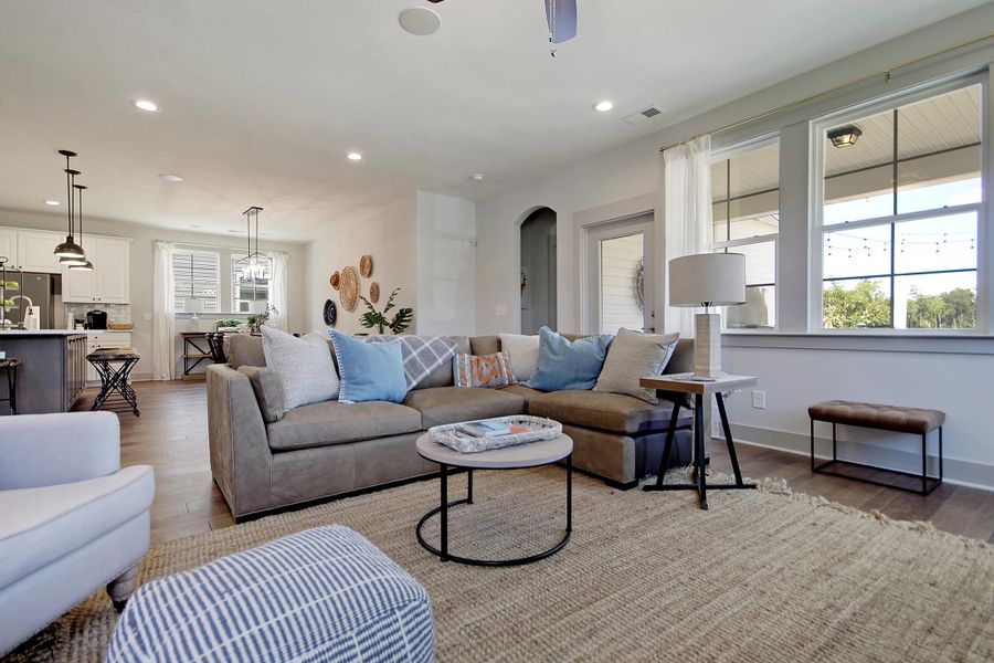 Furnished interior view inside a new home in Creek Pointe, Moncks Corner (Image 19). Furnished interior view inside a new home in Creek Pointe, Moncks Corner (Image 19).