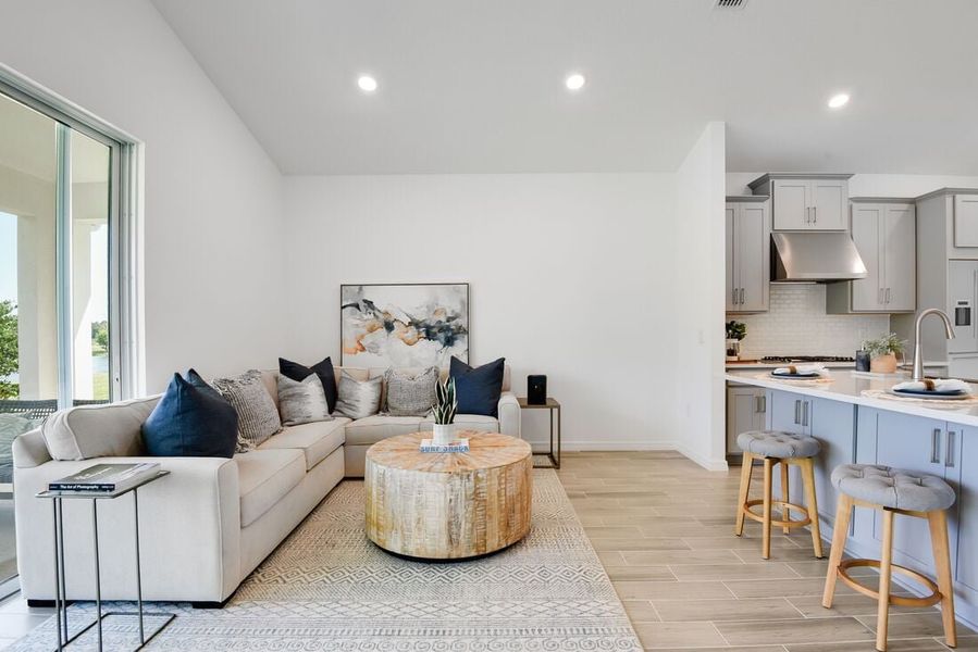 Representative furnished interior of a home built from the Saint Thomas by Taylor Morrison in Ardisia Park, New Smyrna Beach (Image 37).
