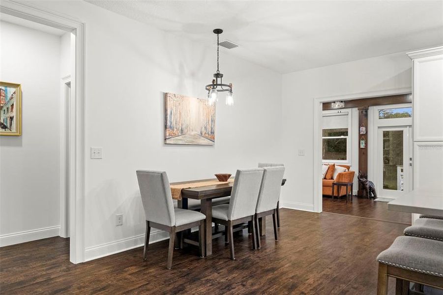 Furnished interior view inside a new home in , Webster (Image 10).