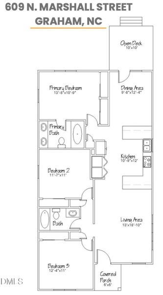 609 N Marshall floor plan 609 N Marshall floor plan