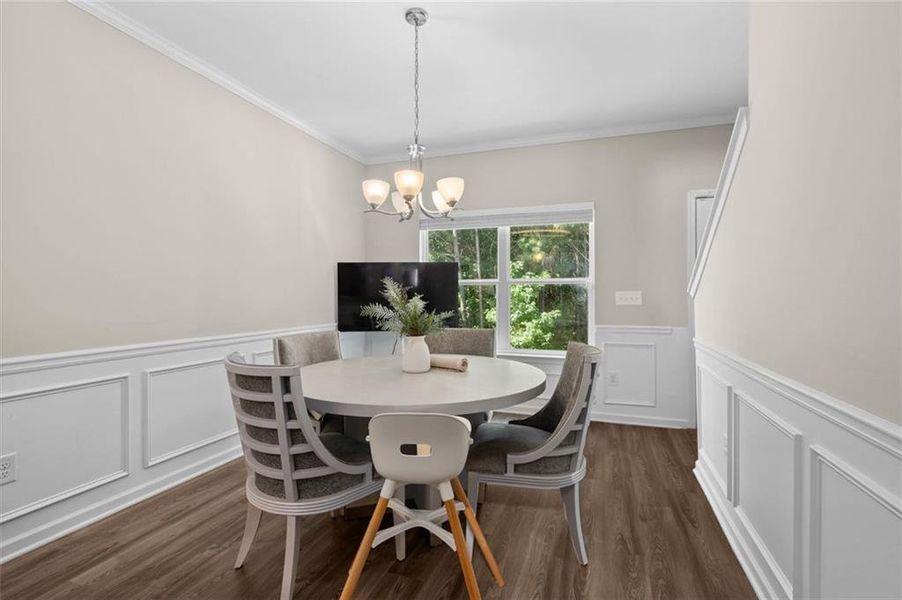 Furnished interior view inside a new home in , Dallas (Image 9). Furnished interior view inside a new home in , Dallas (Image 9).