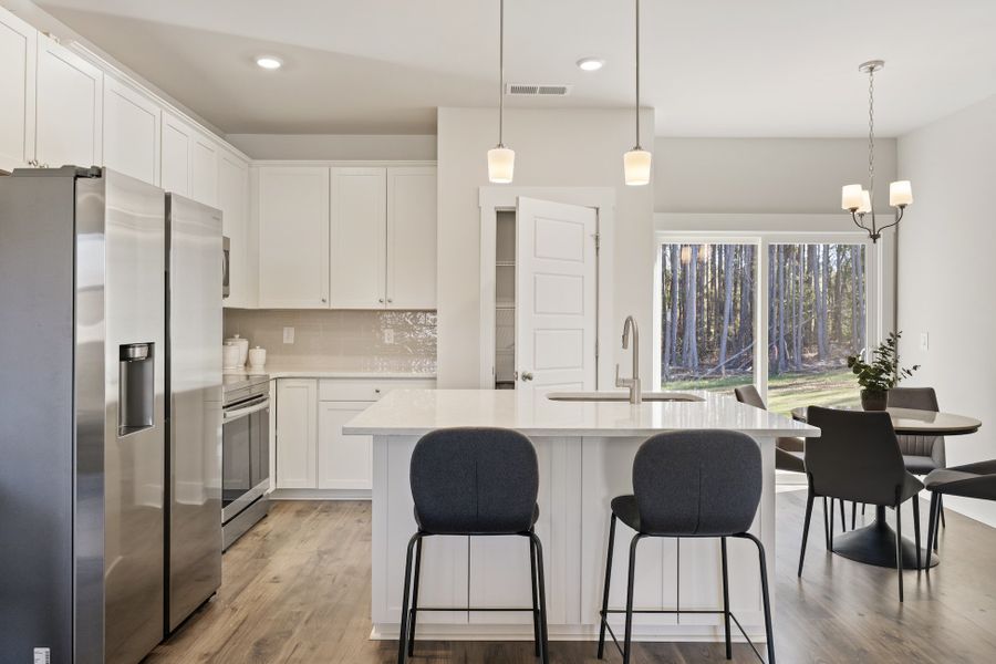 Furnished interior view inside a new home in Anderson County Homes, Belton (Image 6). Furnished interior view inside a new home in Anderson County Homes, Belton (Image 6).