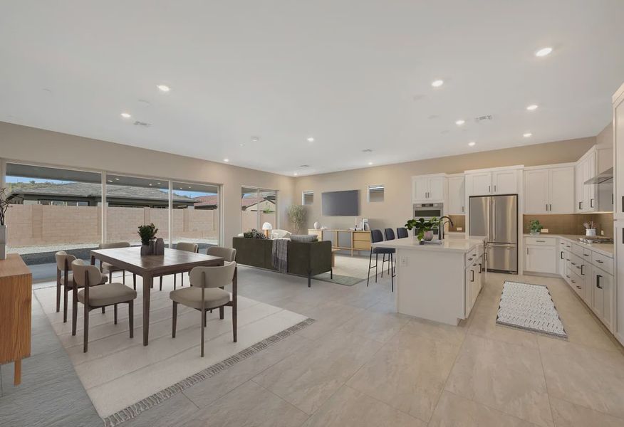 Virtually Staged Trilogy Ridgecrest Venture HS 123 Dine Kitchen - 4 of 18