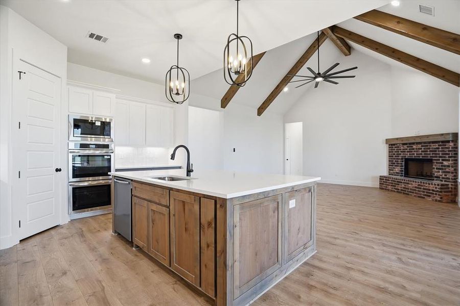 Furnished interior view inside a new home in , Springtown (Image 13).