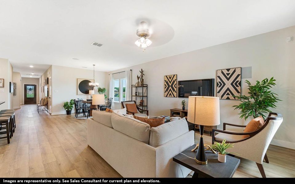 Furnished interior view inside a new home in Pecan Estates, Crosby (Image 23).