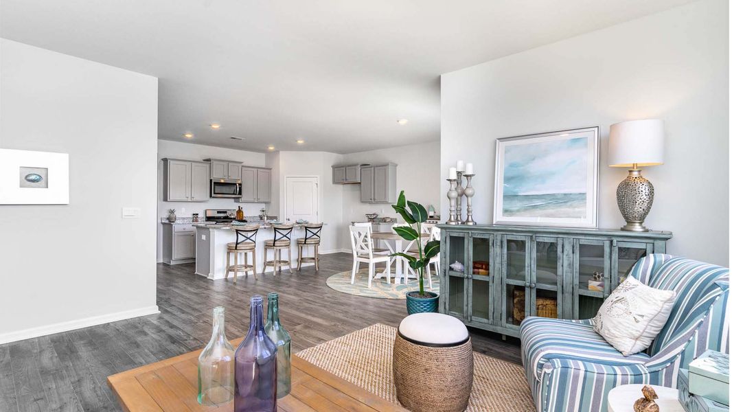 Representative furnished interior of a home built from the CALI by D.R. Horton in Eden Springs, Longs (Image 26).