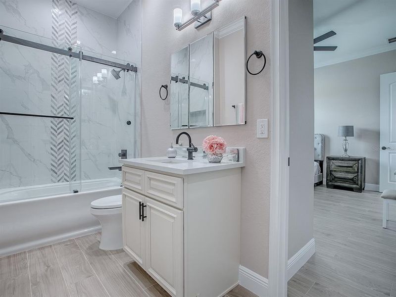 Furnished interior view inside a new home in , Oxford (Image 8).