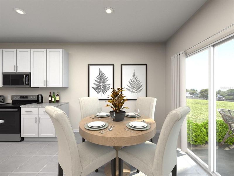 Furnished interior view inside a new home in Hamilton Bluff - Signature Series, Lake Hamilton (Image 3).
