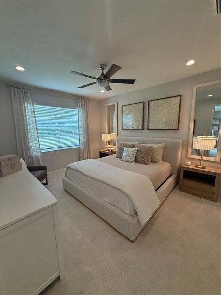 Furnished interior view inside a new home in Valencia Ridge (55+), Wesley Chapel (Image 6).