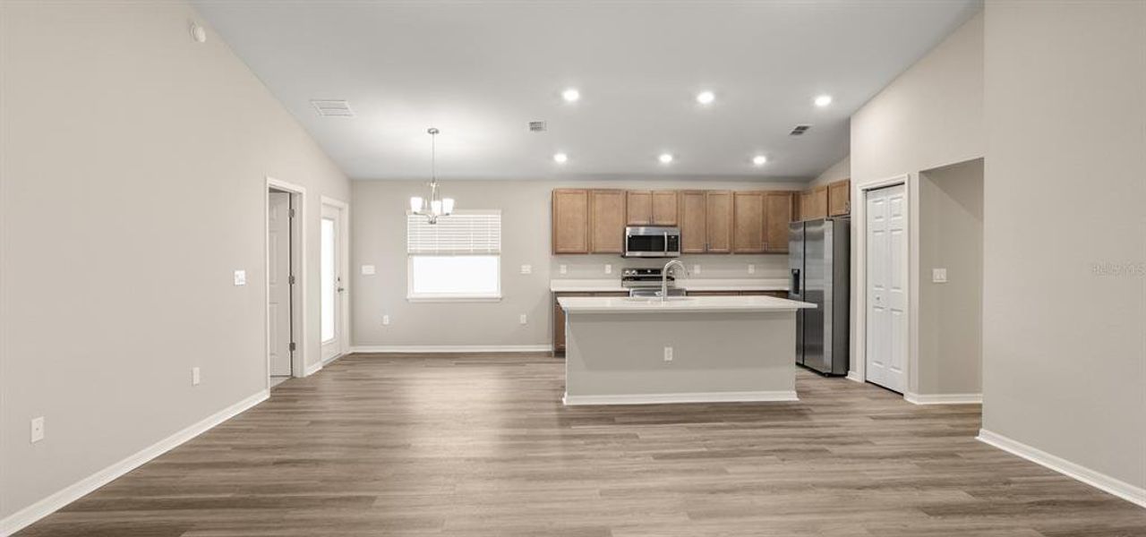 Furnished interior view inside a new home in Vista Trace, Belleview (Image 3).