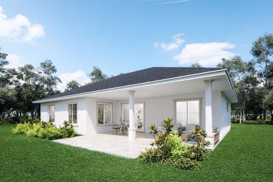 Exterior details and patio area of a home in , Port Charlotte (Image 3).