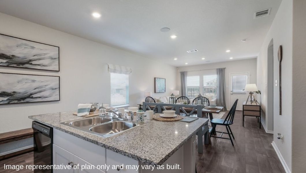 Furnished interior view inside a new home in Blue Ridge Ranch, San Antonio (Image 6).