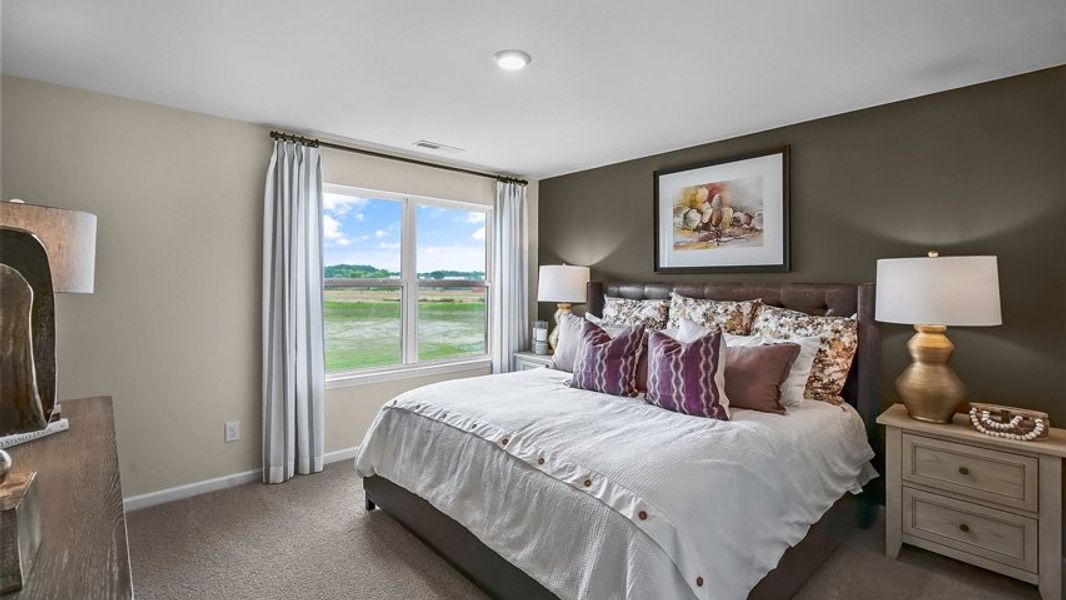 Furnished interior view inside a new home in North Village Townes, Greensboro (Image 13).