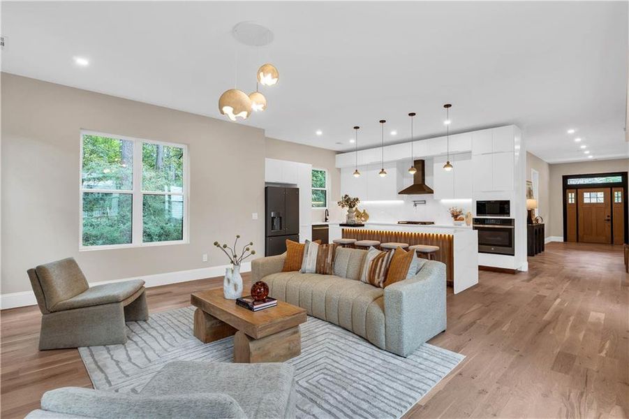 Furnished interior view inside a new home in , Decatur (Image 13).