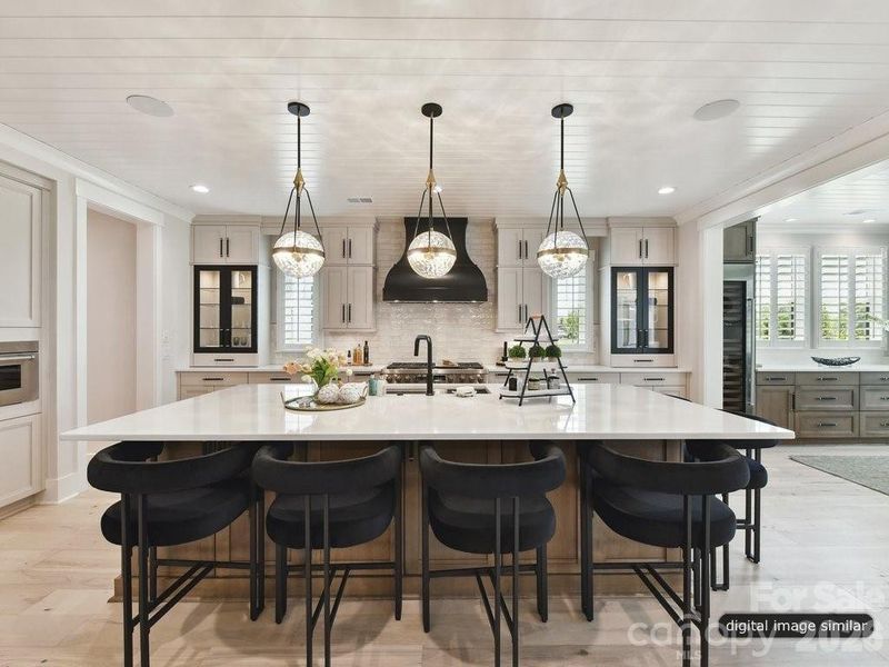 Furnished interior view inside a new home in , Charlotte (Image 16).