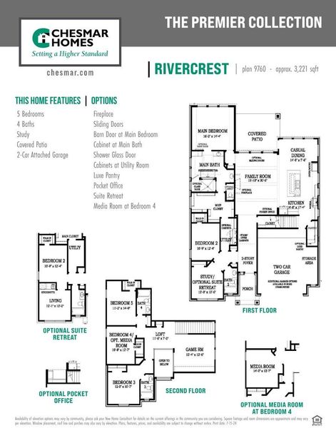 Rivercrest Floorplan Rivercrest Floorplan