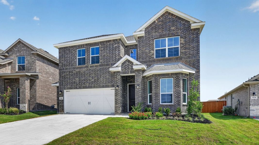Representative exterior photo of a completed home built from the The Willow by D.R. Horton in Morningstar, Aledo, TX (Image 21). Representative exterior photo of a completed home built from the The Willow by D.R. Horton in Morningstar, Aledo, TX (Image 21).
