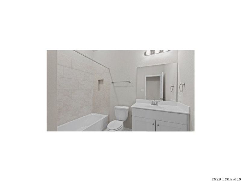 Furnished interior view inside a new home in Hunter's Ranch, San Antonio (Image 3). Furnished interior view inside a new home in Hunter's Ranch, San Antonio (Image 3).