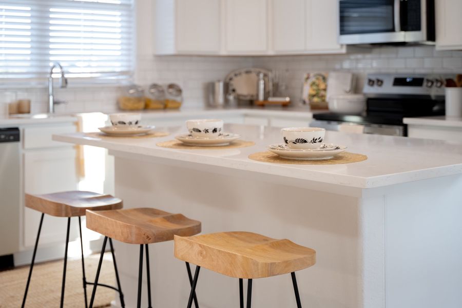 Representative furnished interior of a home built from the The Rose by Avonley Homes in Pinemont, Bryan (Image 38).