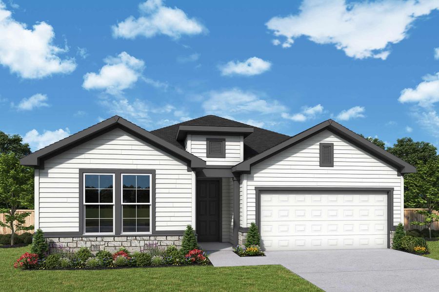 Representative exterior photo of a completed home built from the The Cartesian by David Weekley Homes in Tributary 50', Yulee, FL (Image 10). Representative exterior photo of a completed home built from the The Cartesian by David Weekley Homes in Tributary 50', Yulee, FL (Image 10).