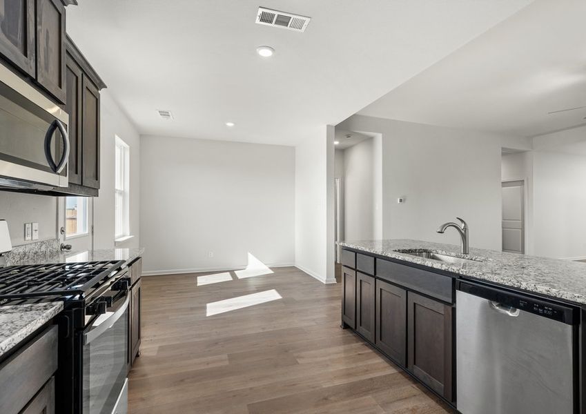 The Reed has a wonderful open-concept floor plan.