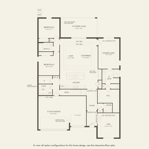 2D floor plan layout for the Mahogany Grand by Pulte Homes in Lakehaven Estates, Clermont, FL (Image 4). 2D floor plan layout for the Mahogany Grand by Pulte Homes in Lakehaven Estates, Clermont, FL (Image 4).