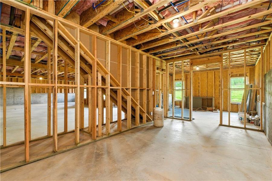 In-progress construction of a new home in , Demorest, GA (Image 46).