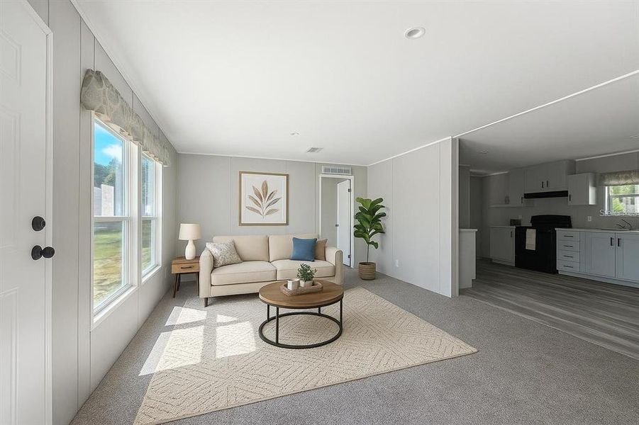 Furnished interior view inside a new home in , Inglis (Image 6).