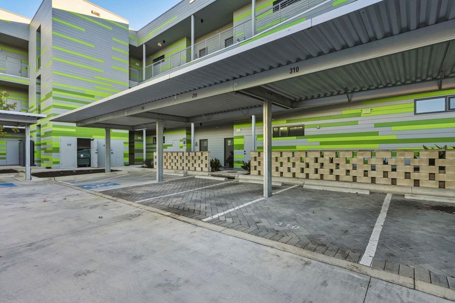 Exterior details and patio area of a home in , Austin (Image 18). Exterior details and patio area of a home in , Austin (Image 18).