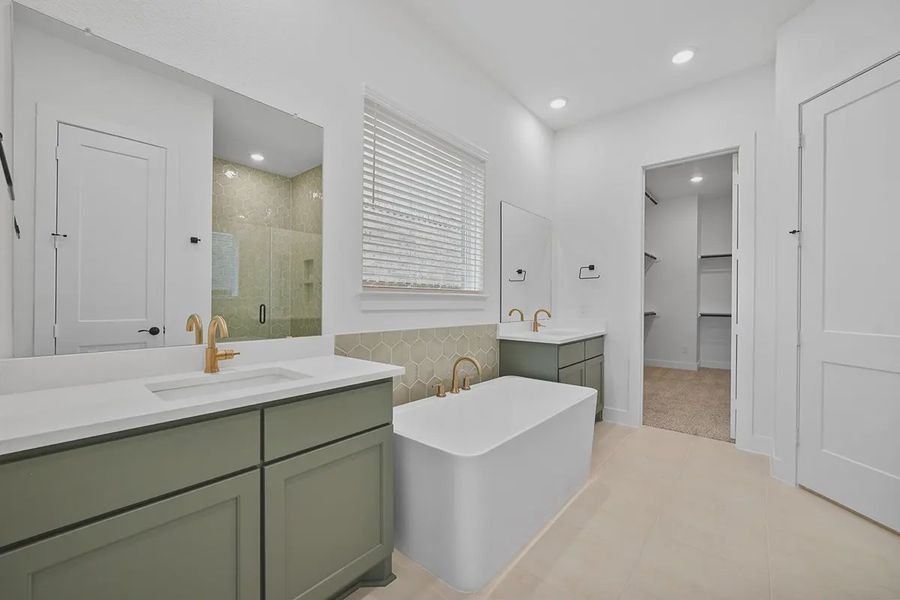 Furnished interior view inside a new home in Grange, Katy (Image 9).