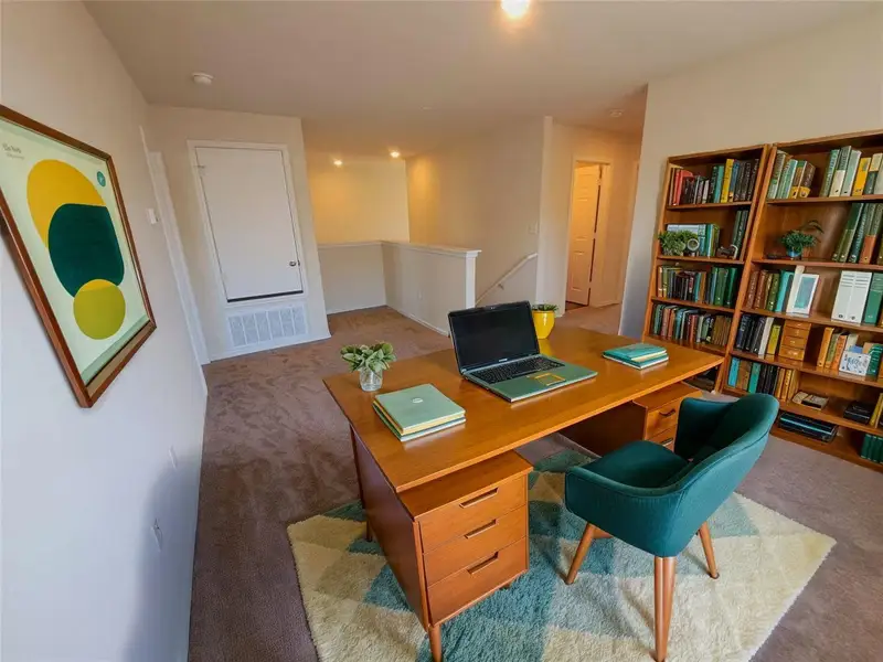 Furnished interior view inside a new home in Sunfield, Buda (Image 6). Furnished interior view inside a new home in Sunfield, Buda (Image 6).