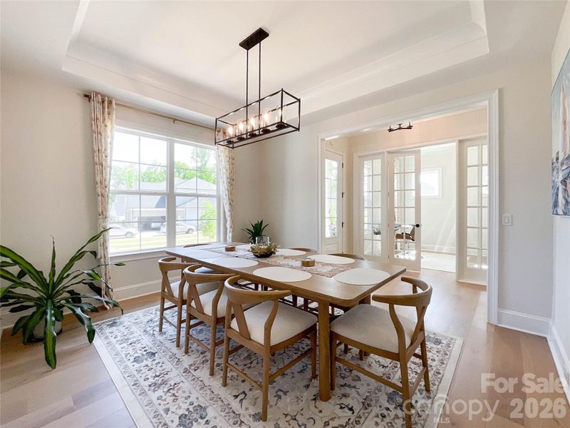 Furnished interior view inside a new home in , Huntersville (Image 5).
