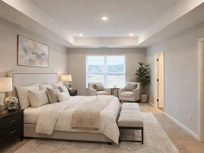 Furnished interior view inside a new home in Hemingway, Cumming (Image 13).