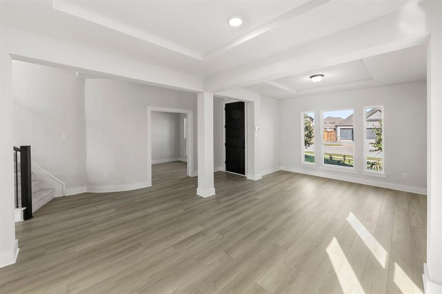 Spacious, unfurnished interior of a new home in Grayhawk Addition, Forney (Image 16). Spacious, unfurnished interior of a new home in Grayhawk Addition, Forney (Image 16).