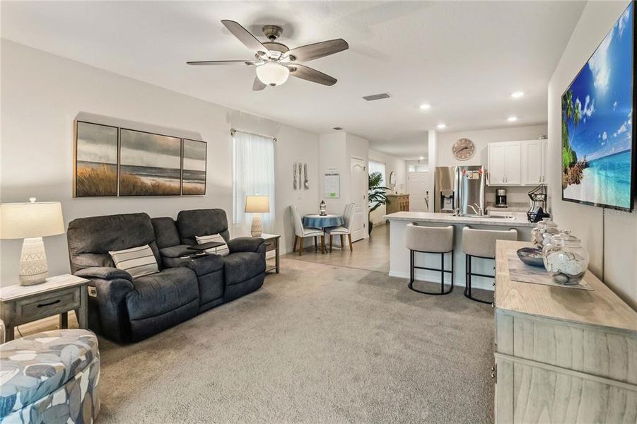 Furnished interior view inside a new home in Harmony West, St. Cloud (Image 8).