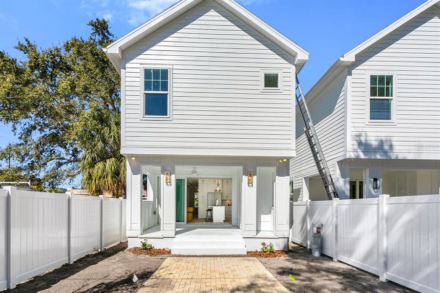 Exterior details and patio area of a home in , Tampa (Image 27). Exterior details and patio area of a home in , Tampa (Image 27).